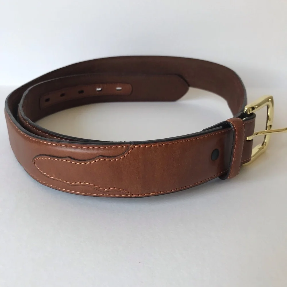 3D Belt Company Brown Leather Belt